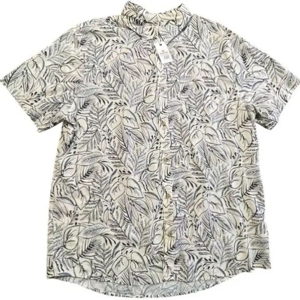 Marine Layer Vintage Hawaiian Print SS Cotton Rayon Shirt | Size Small | NEW - Picture 5 of 5